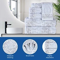SUPERIOR® Jasper Collection | 100% Cotton 2-pc. Bath Sheet