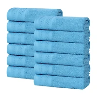 SUPERIOR® Honeycomb Collection | 100% Combed Cotton 12-pc. Quick Dry Washcloth