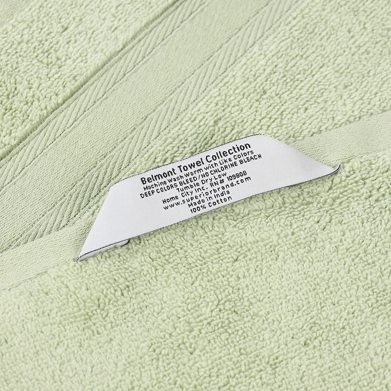 SUPERIOR® Belmont Collection | 100% Cotton 6-pc. Solid Hand Towel