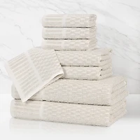 SUPERIOR® Juno Collection 8-pc. Quick Dry Solid Bath Towel Set