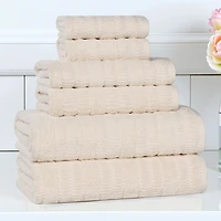 SUPERIOR® Mika Collection 6-pc. Quick Dry Solid Bath Towel Set