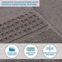 SUPERIOR® Napa Collection | 100% Cotton 3-pc. Quick Dry Solid Bath Towel Set