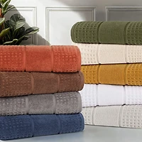 SUPERIOR® Napa Collection | 100% Cotton 3-pc. Quick Dry Solid Bath Towel Set