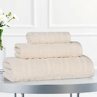 SUPERIOR® Mika Collection 3-pc. Quick Dry Solid Bath Towel Set