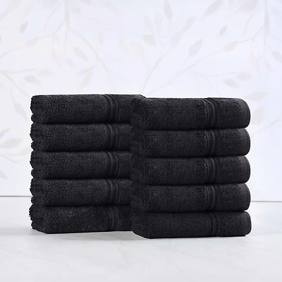 SUPERIOR® Heritage Collection | Luxury Egyptian Cotton 10-pc. Quick Dry Washcloth