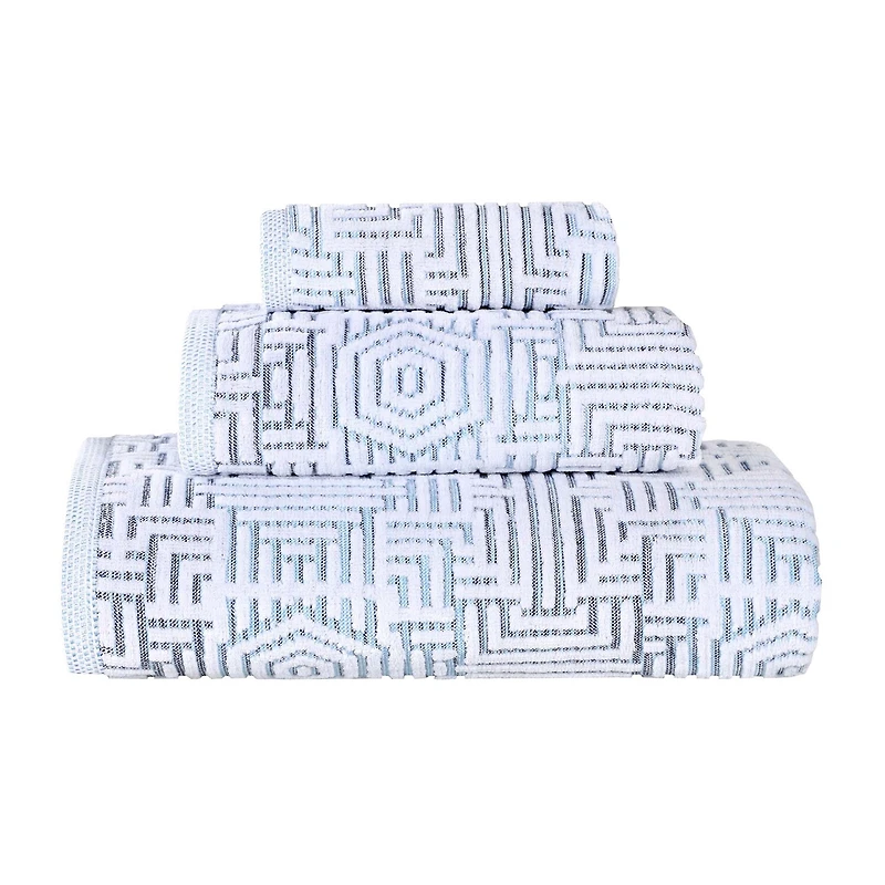 SUPERIOR® Jasper Collection | 100% Cotton 3-pc. Quick Dry Solid Bath Towel Set