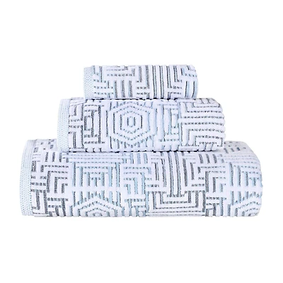SUPERIOR® Jasper Collection | 100% Cotton 3-pc. Quick Dry Solid Bath Towel Set