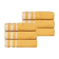 SUPERIOR® Hays Collection | 100% Cotton 6-pc. Solid Hand Towel