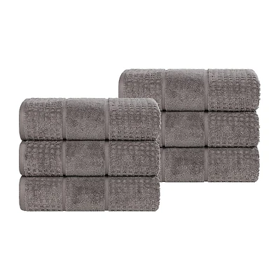 SUPERIOR® Napa Collection | 100% Cotton 6-pc. Solid Hand Towel