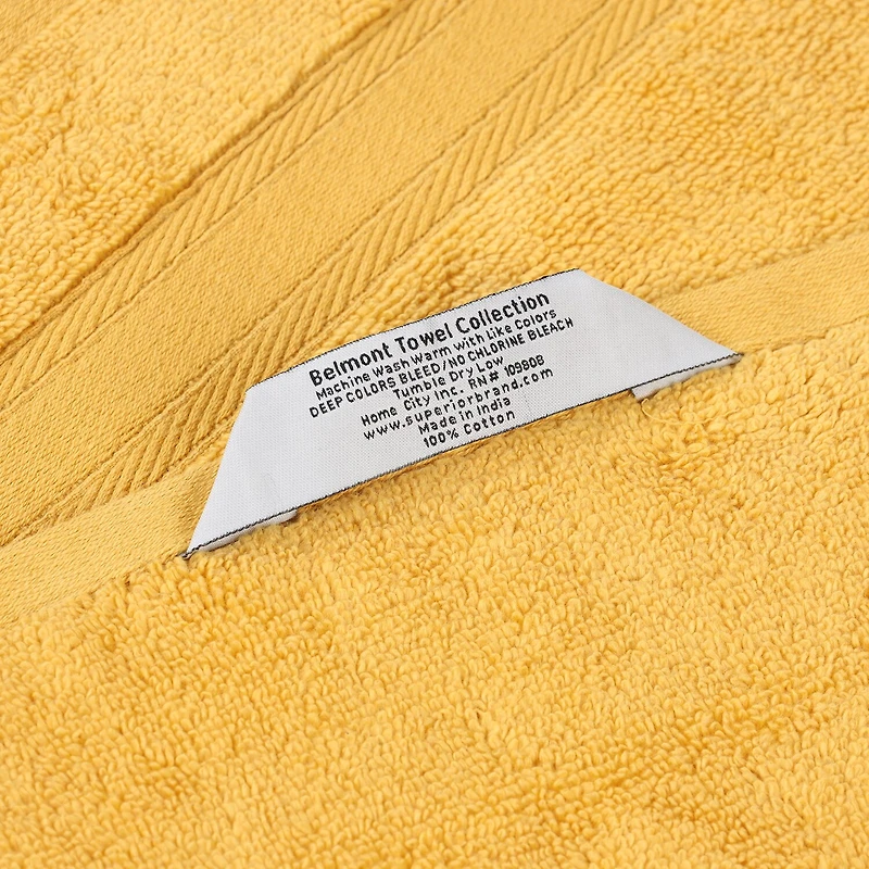 SUPERIOR® Belmont Collection | 100% Cotton 9-pc. Quick Dry Solid Bath Towel Set