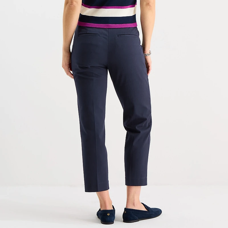 Liz Claiborne Emma Womens Slim Mid Rise Ankle Pant