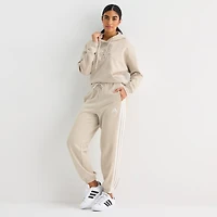 adidas Womens Straight High Rise Loose Fit Fleece Active Jogger Pant