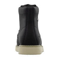 Lugz Monterey Steel Mens Flat Heel Work Boots