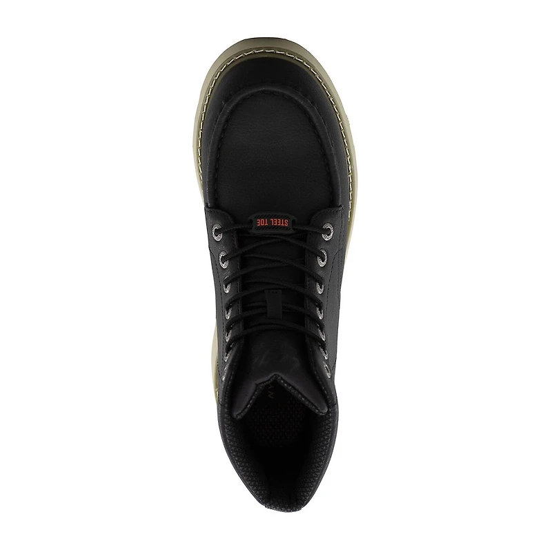 Lugz Monterey Steel Mens Flat Heel Work Boots