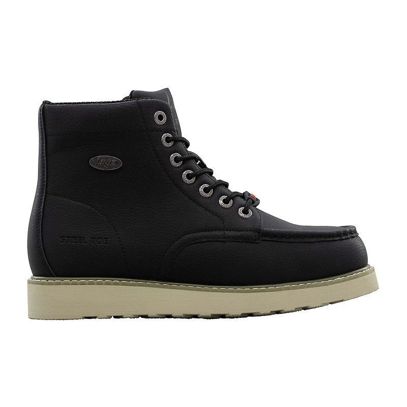 Lugz Monterey Steel Mens Flat Heel Work Boots
