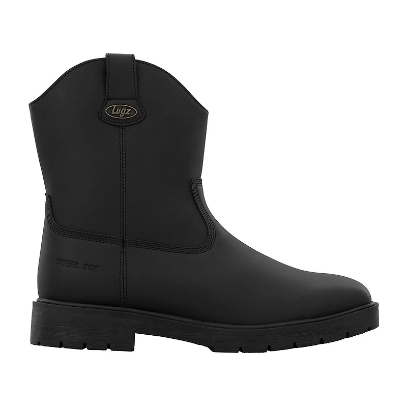 Lugz Duster Steel Toe Mens Block Heel Cowboy Boots