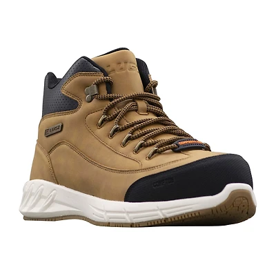 Lugz Rapid Composite Toe Mens Slip Resistant Flat Heel Work Boots