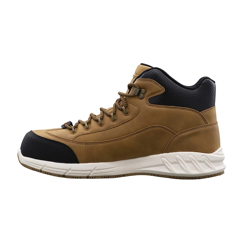 Lugz Rapid Composite Toe Mens Slip Resistant Flat Heel Work Boots