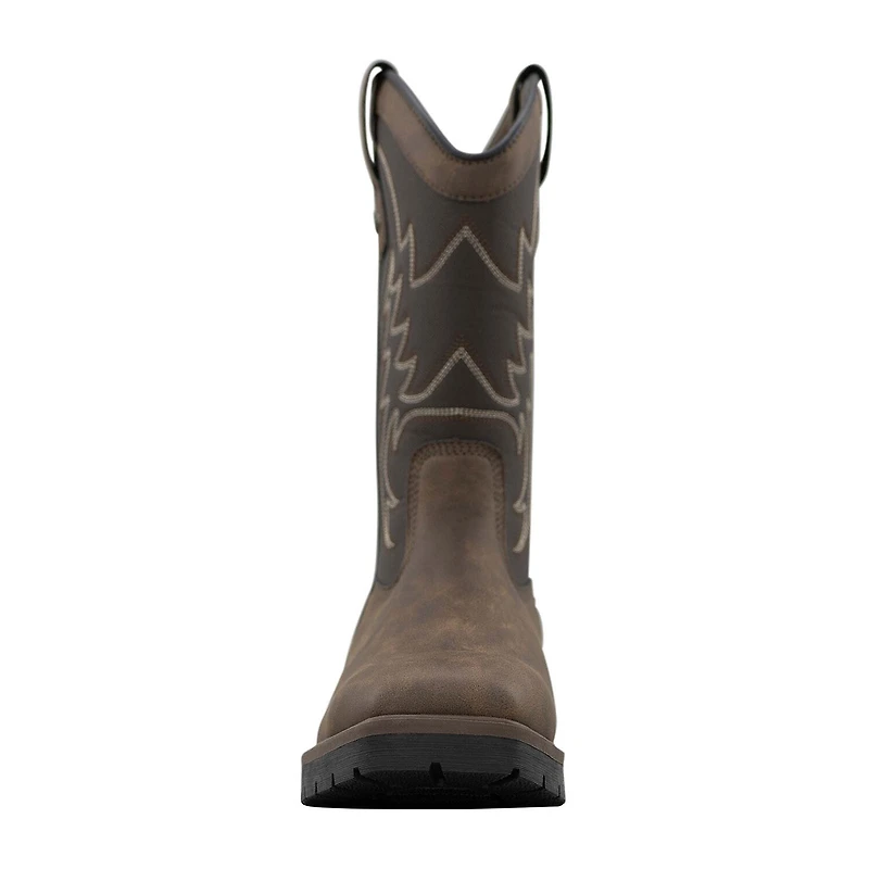 Lugz Cowboss Steel Toe Mens Block Heel Boots