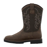 Lugz Cowboss Steel Toe Mens Block Heel Boots