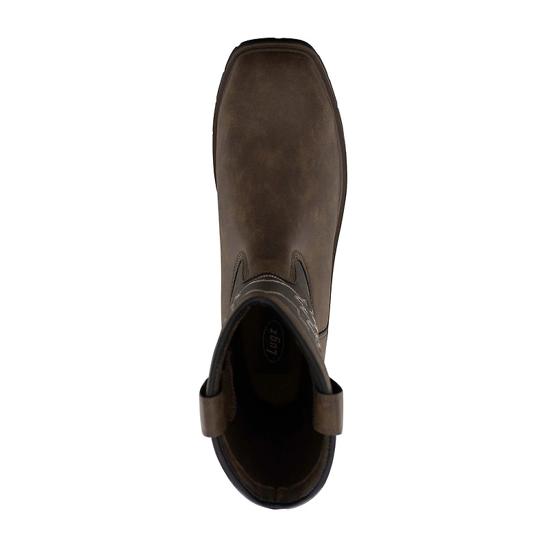 Lugz Cowboss Steel Toe Mens Block Heel Boots