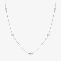 Diamond Addiction (G-H / Si2-I1) Womens / CT. T.W. Lab Grown White 10K Gold Inch Pendant Necklace