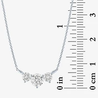 (Si2-I1/G-H) Womens 1 CT. T.W. Lab Grown White Diamond 10K Gold 18 Inch Pendant Necklace