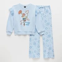 Disney Collection Little & Big Kid Girls Jessie Toy Story 2-pc. Pant Set