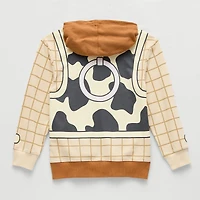 Disney Collection Little & Big Kid Boys Long Sleeve Toy Story Woody Zipper Hoodie