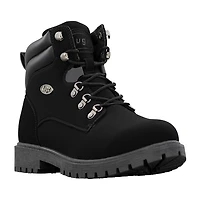 Lugz Scaffold Mens Flat Heel Lace Up Boots