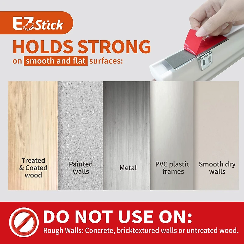 Eco Estates Ez Stick No Tool 1.5" Cut-To-Width Cordless 100% Blackout Cellular Shade