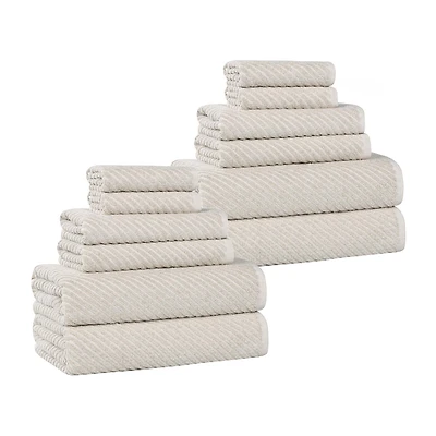 SUPERIOR® Amlia Collection 12-pc. Quick Dry Solid Bath Towel Set