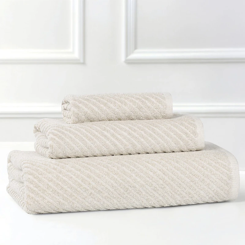 SUPERIOR® Amlia Collection 3-pc. Quick Dry Solid Bath Towel Set