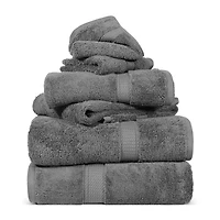 SUPERIOR® Madeline Collection | Plush Egyptian Cotton 6-pc. Quick Dry Solid Bath Towel Set
