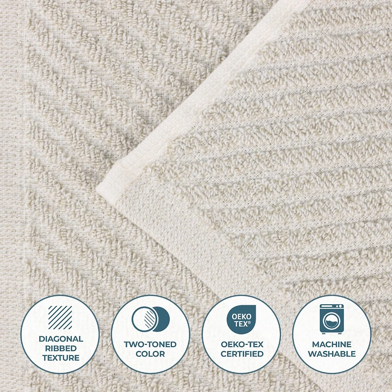SUPERIOR® Amlia Collection 8-pc. Quick Dry Solid Bath Towel Set