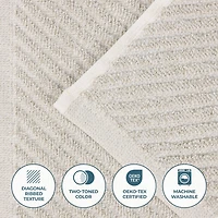 SUPERIOR® Amlia Collection 8-pc. Quick Dry Solid Bath Towel Set