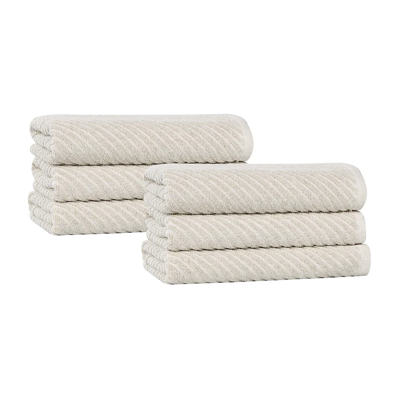 SUPERIOR® Amlia Collection 6-pc. Solid Hand Towel