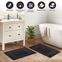 SUPERIOR® Cotton 2-Pc Bath Mat