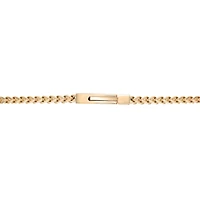 Mens Stainless Steel 9 Inch Solid Wheat Chain Bracelet
