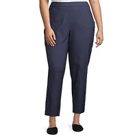 Alfred Dunner Classics Womens COMFORT WAISTBAND Slim Mid Rise Pant