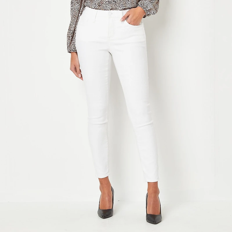 Bold Elements Womens Mid Rise Skinny Fit Jean
