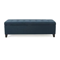 Mission Tufted Upholstered Ottoman