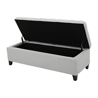 Mission Tufted Upholstered Ottoman