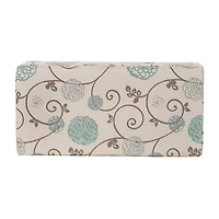 Breanna Tufted Upholstered Floral Ottoman