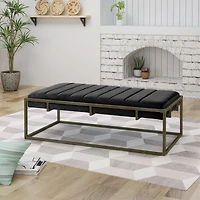 Magdalene Tufted Upholstered Ottoman