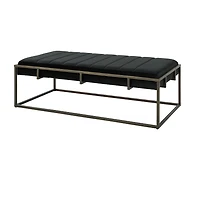 Magdalene Tufted Upholstered Ottoman