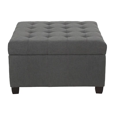 Isabella Tufted Upholstered Ottoman