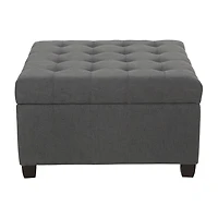 Isabella Tufted Upholstered Ottoman