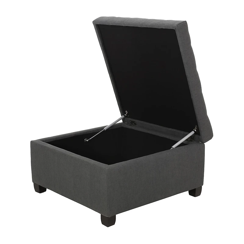 Isabella Tufted Upholstered Ottoman