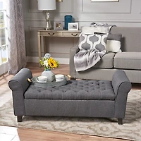 Keiko Upholstered Tufted Bench